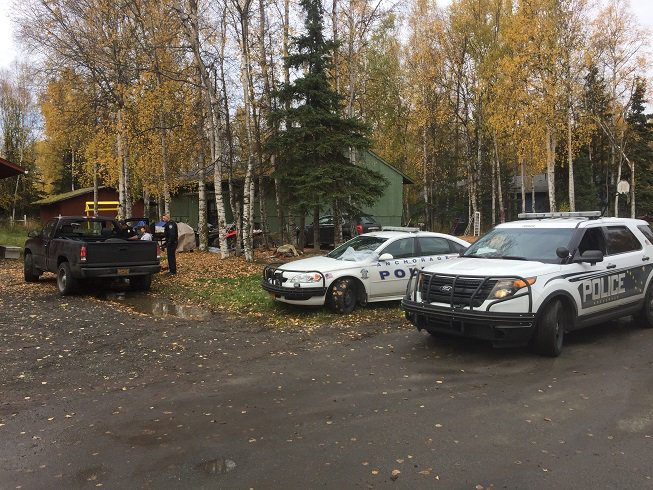 Anchorage police detain stolen pickup's driver after he wakes up, rams APD vehicles    